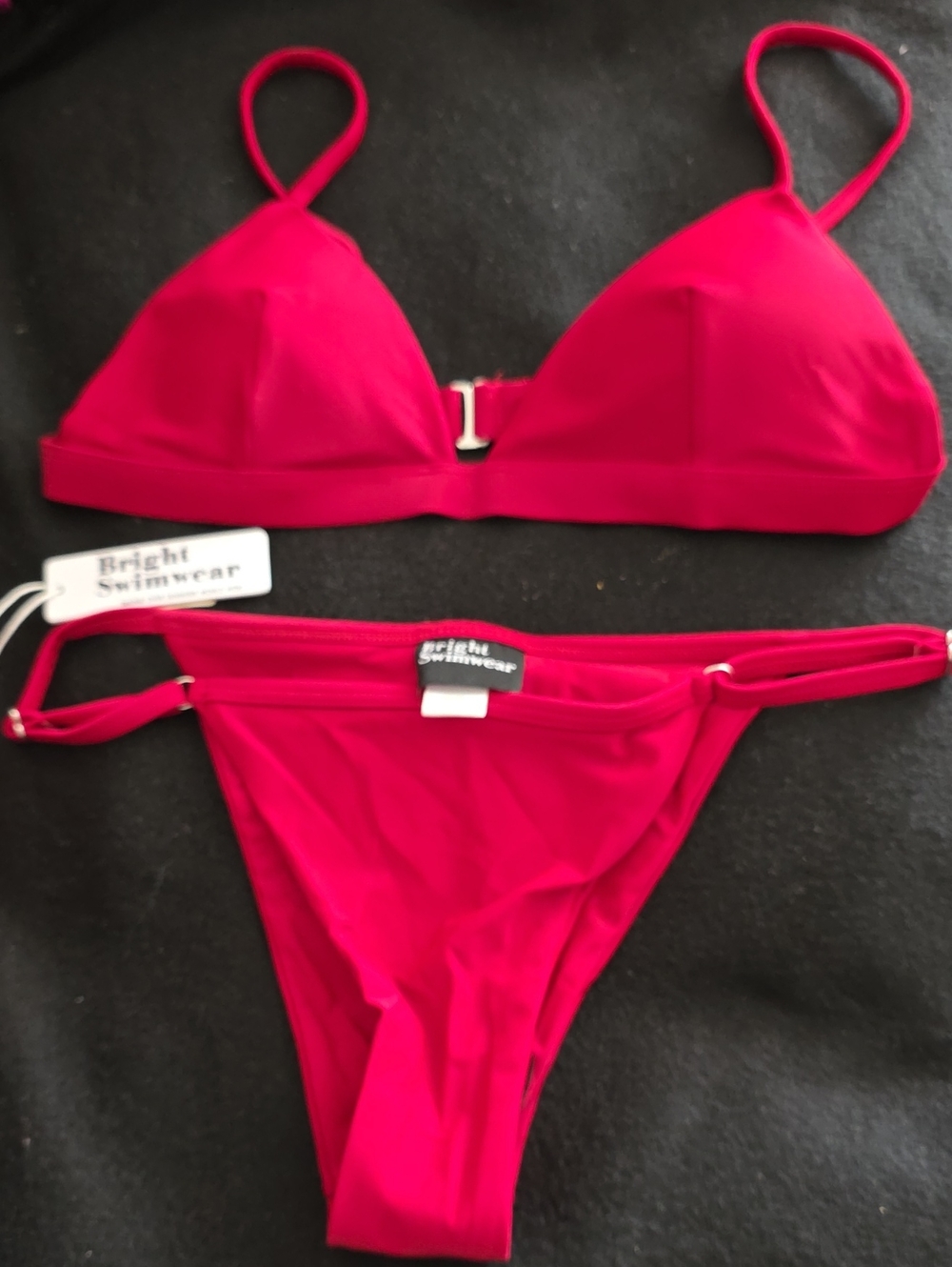 Bright Swimwear Women's Red Bikini Set